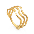 Wave Trio Ring (Bundle)