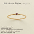 Dainty Birthstone Ring (Bundle)