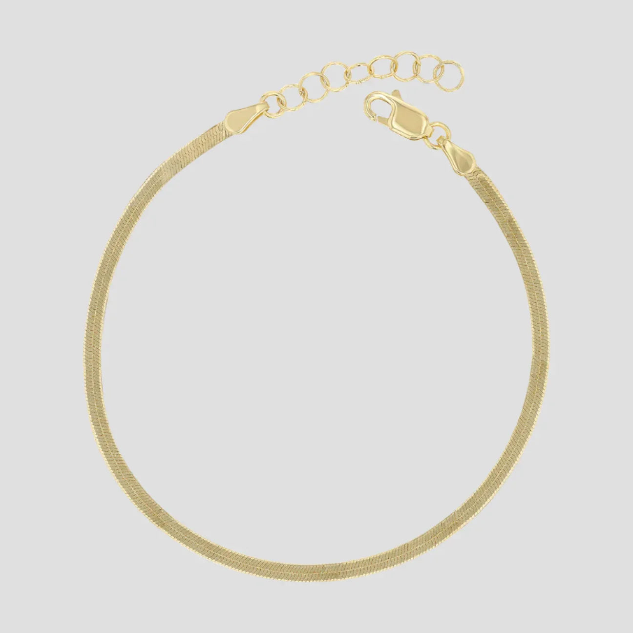 Angelica® Stainless Steel Herringbone Bracelet (Bundle)