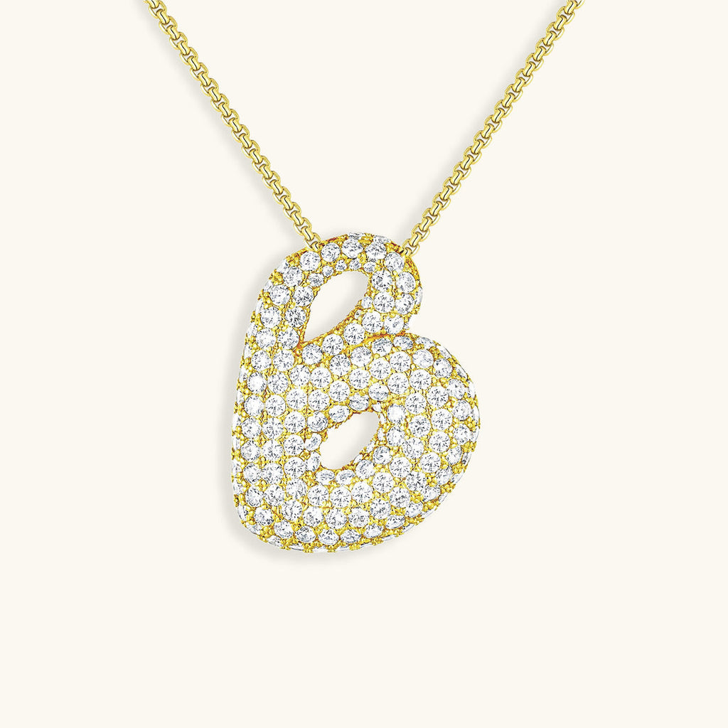 Hailey Bubble Initial Necklace (Bundle)