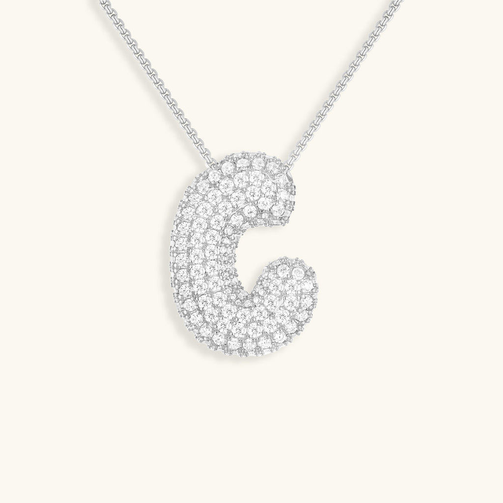 Hailey Bubble Initial Necklace (Bundle)