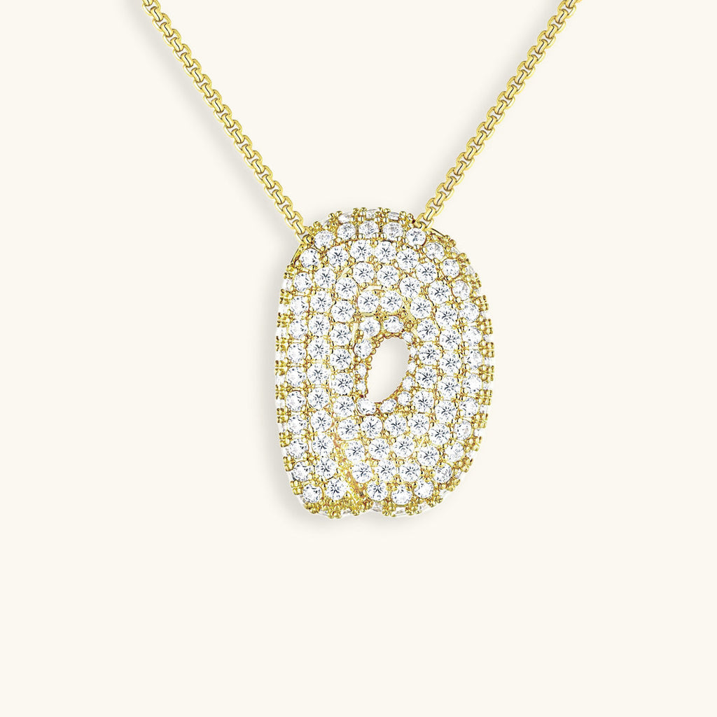 Hailey Bubble Initial Necklace (Bundle)