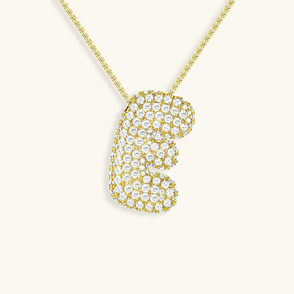Hailey Bubble Initial Necklace (Bundle)