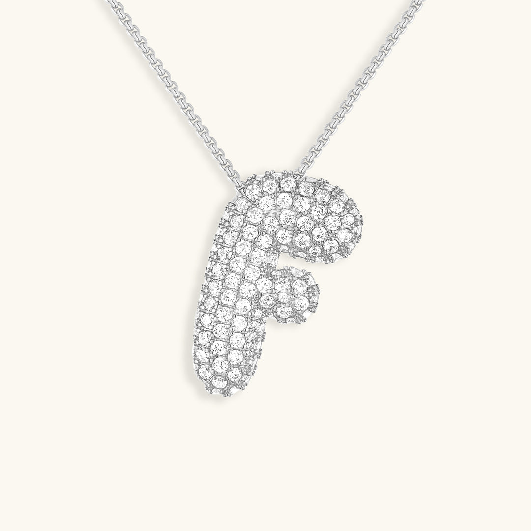 Hailey Bubble Initial Necklace (Bundle)