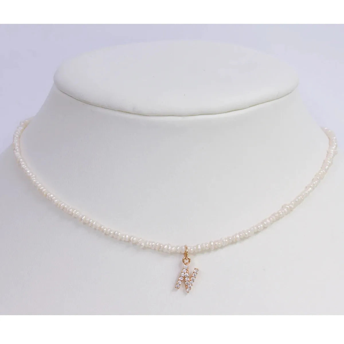 Shelly Pearl Initial Choker (Bundle)
