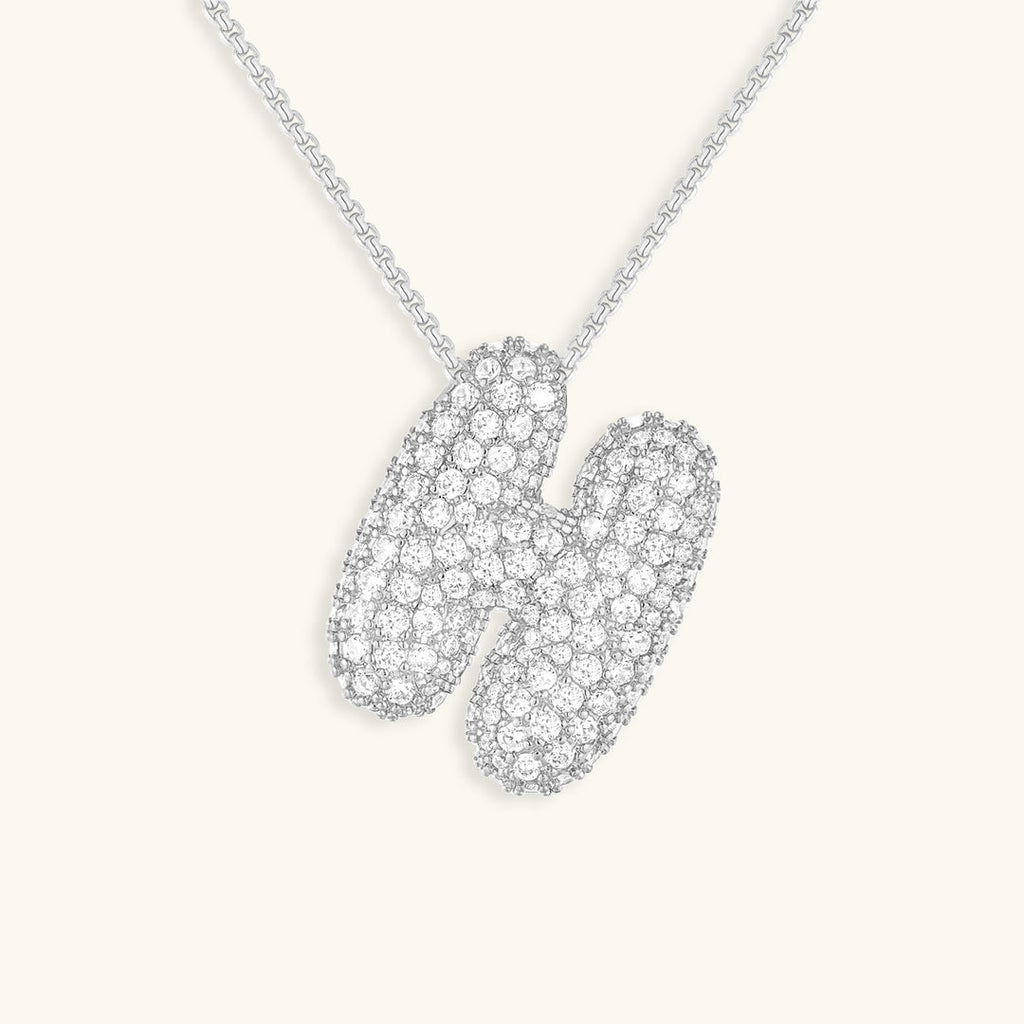 Hailey Bubble Initial Necklace (Bundle)