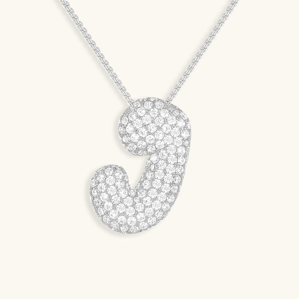 Hailey Bubble Initial Necklace (Bundle)
