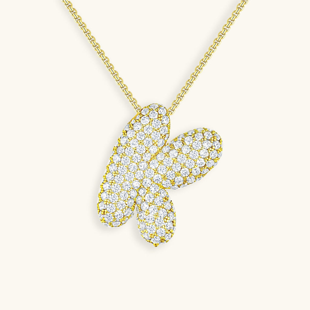 Hailey Bubble Initial Necklace (Bundle)