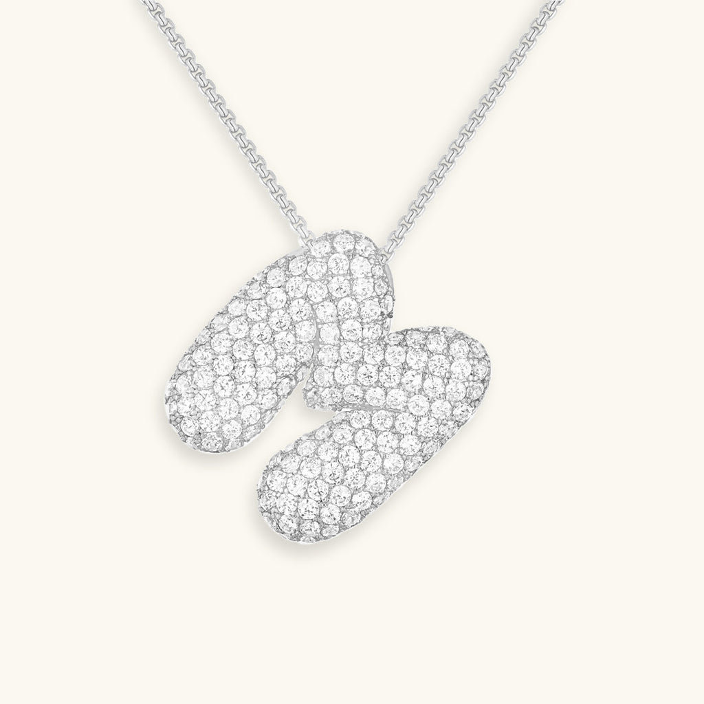 Hailey Bubble Initial Necklace (Bundle)