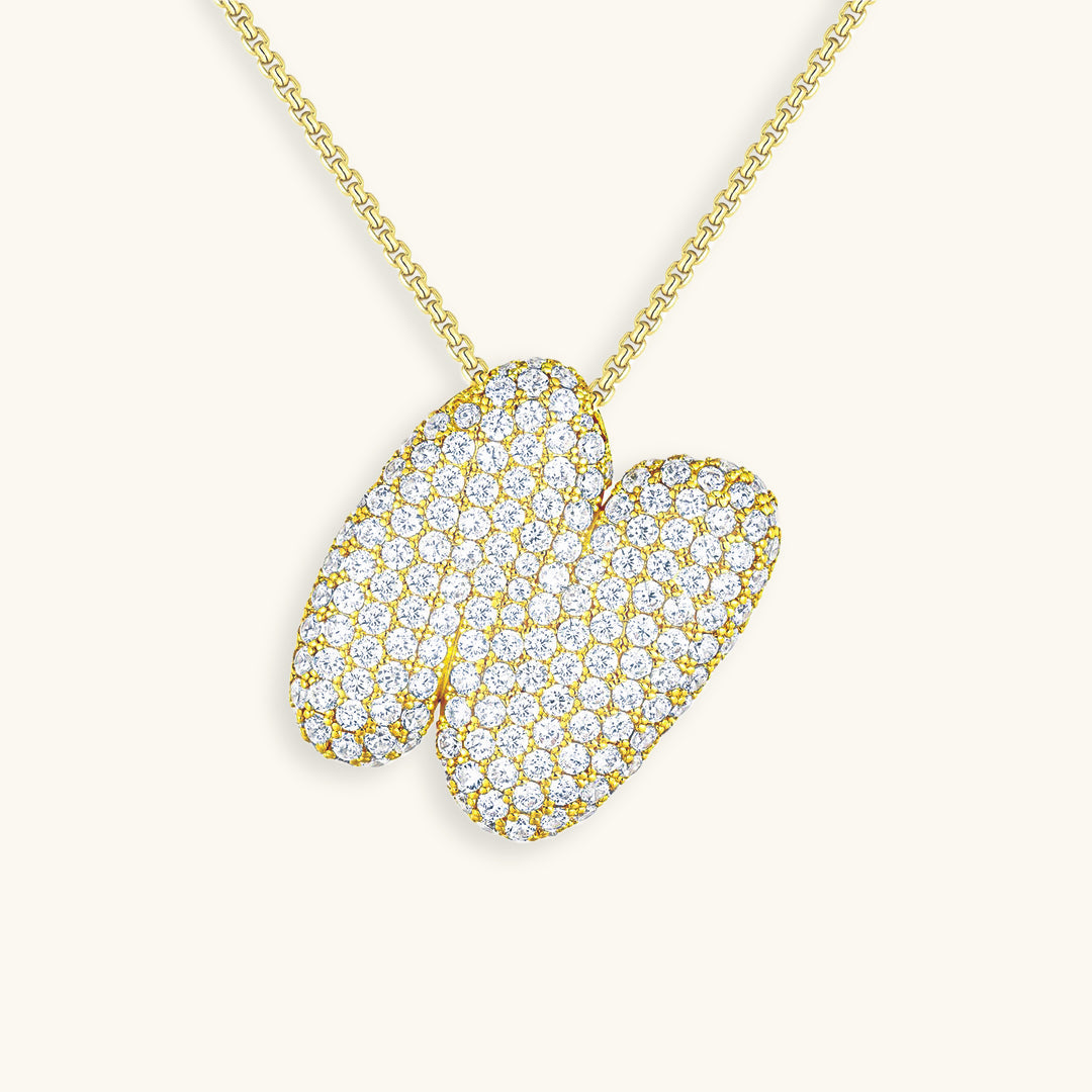 Hailey Bubble Initial Necklace (Bundle)