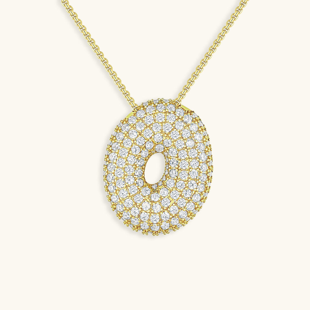 Hailey Bubble Initial Necklace (Bundle)