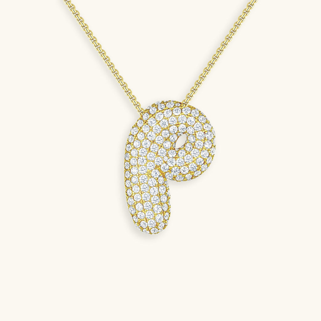 Hailey Bubble Initial Necklace (Bundle)