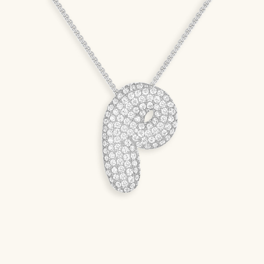 Hailey Bubble Initial Necklace (Bundle)