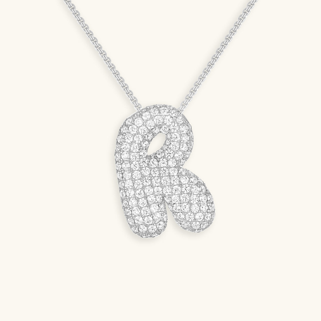 Hailey Bubble Initial Necklace (Bundle)