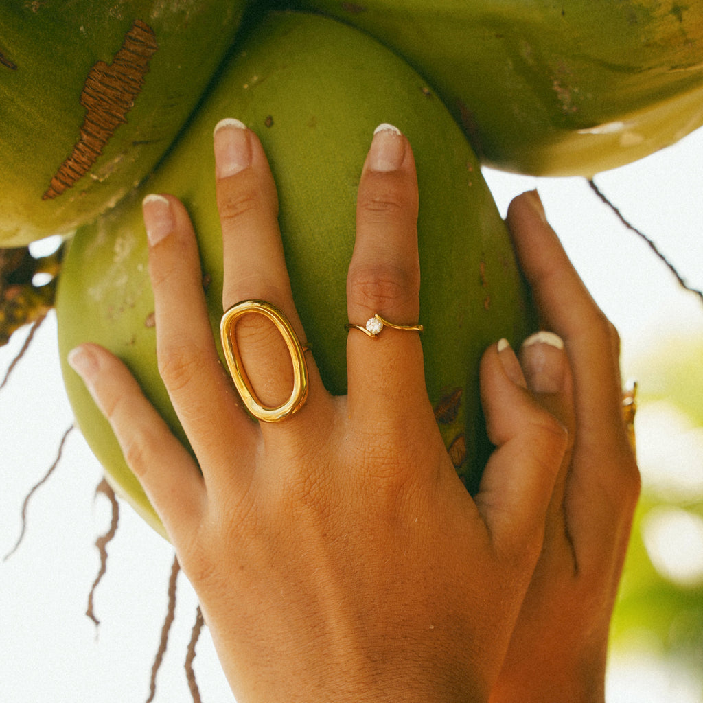 Moonwave Ring