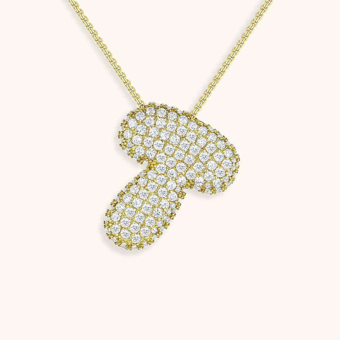 Hailey Bubble Initial Necklace (Bundle)