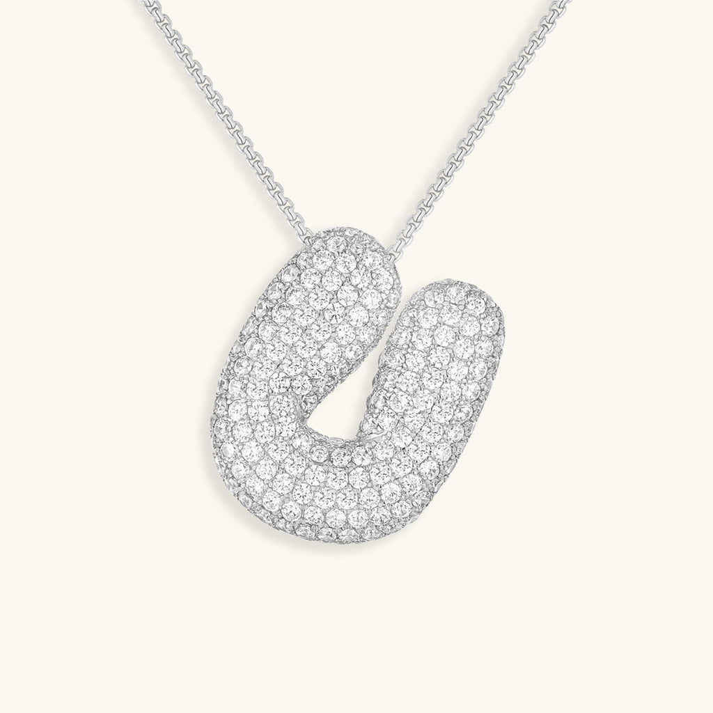Hailey Bubble Initial Necklace (Bundle)