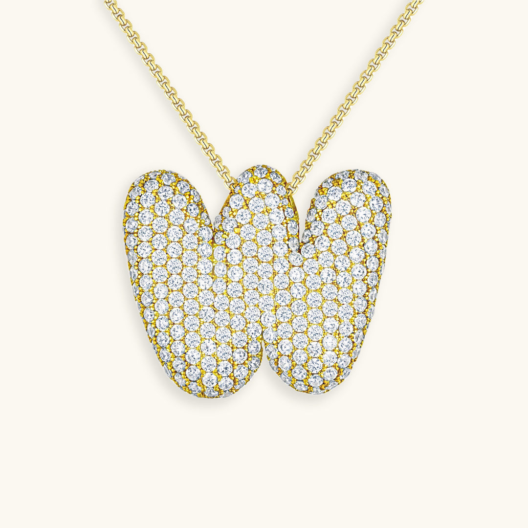 Hailey Bubble Initial Necklace (Bundle)
