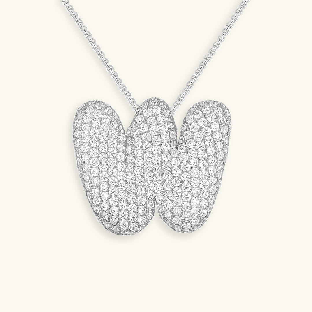 Hailey Bubble Initial Necklace (Bundle)
