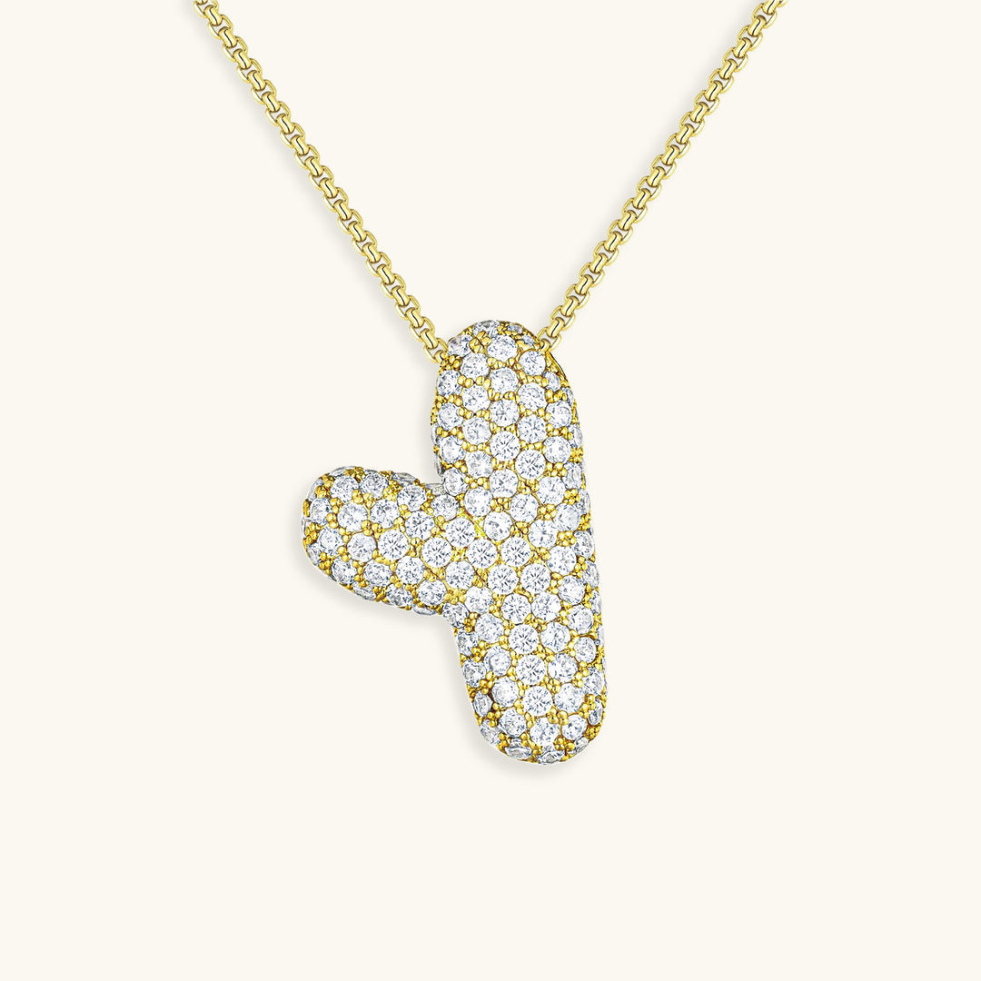 Hailey Bubble Initial Necklace (Bundle)