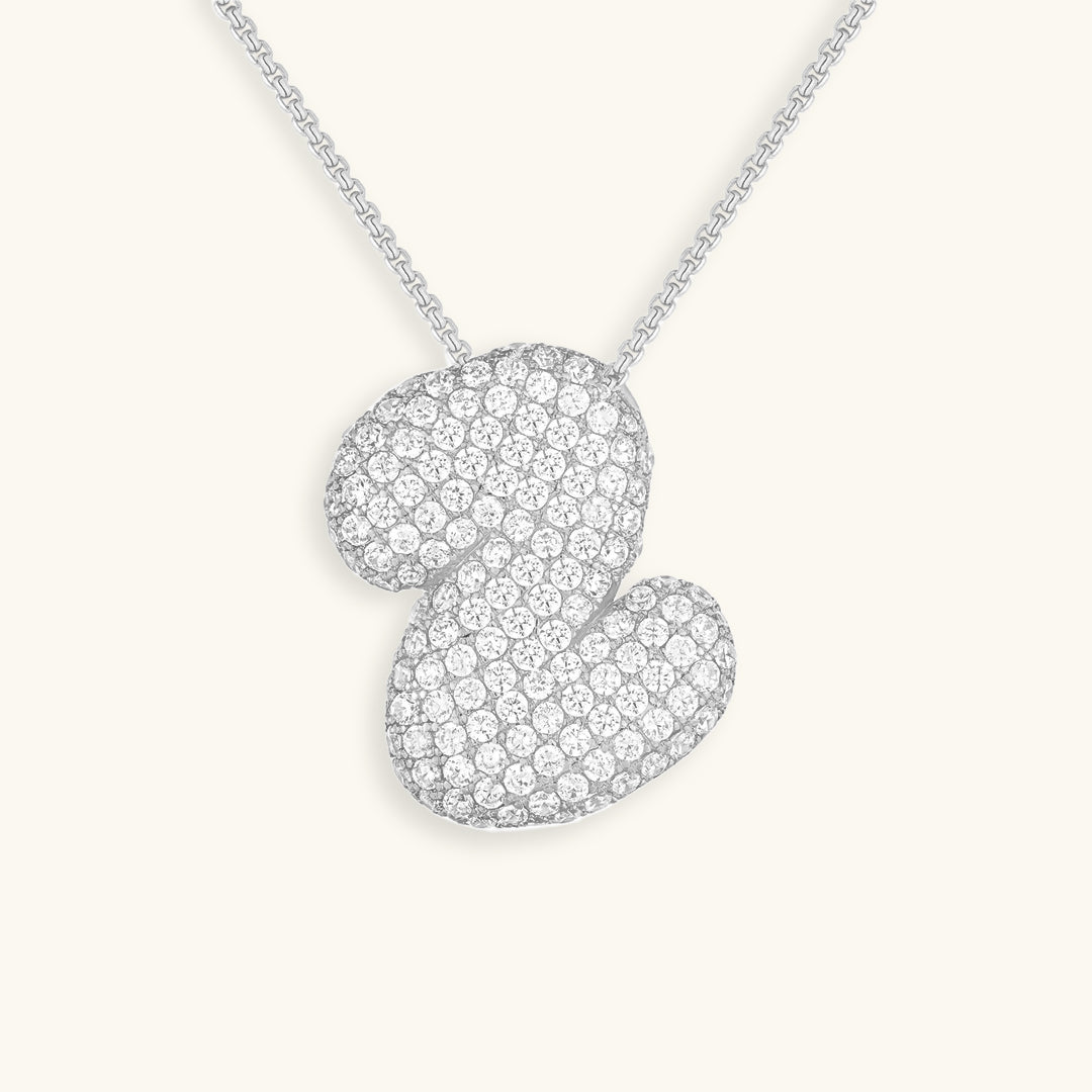 Hailey Bubble Initial Necklace (Bundle)