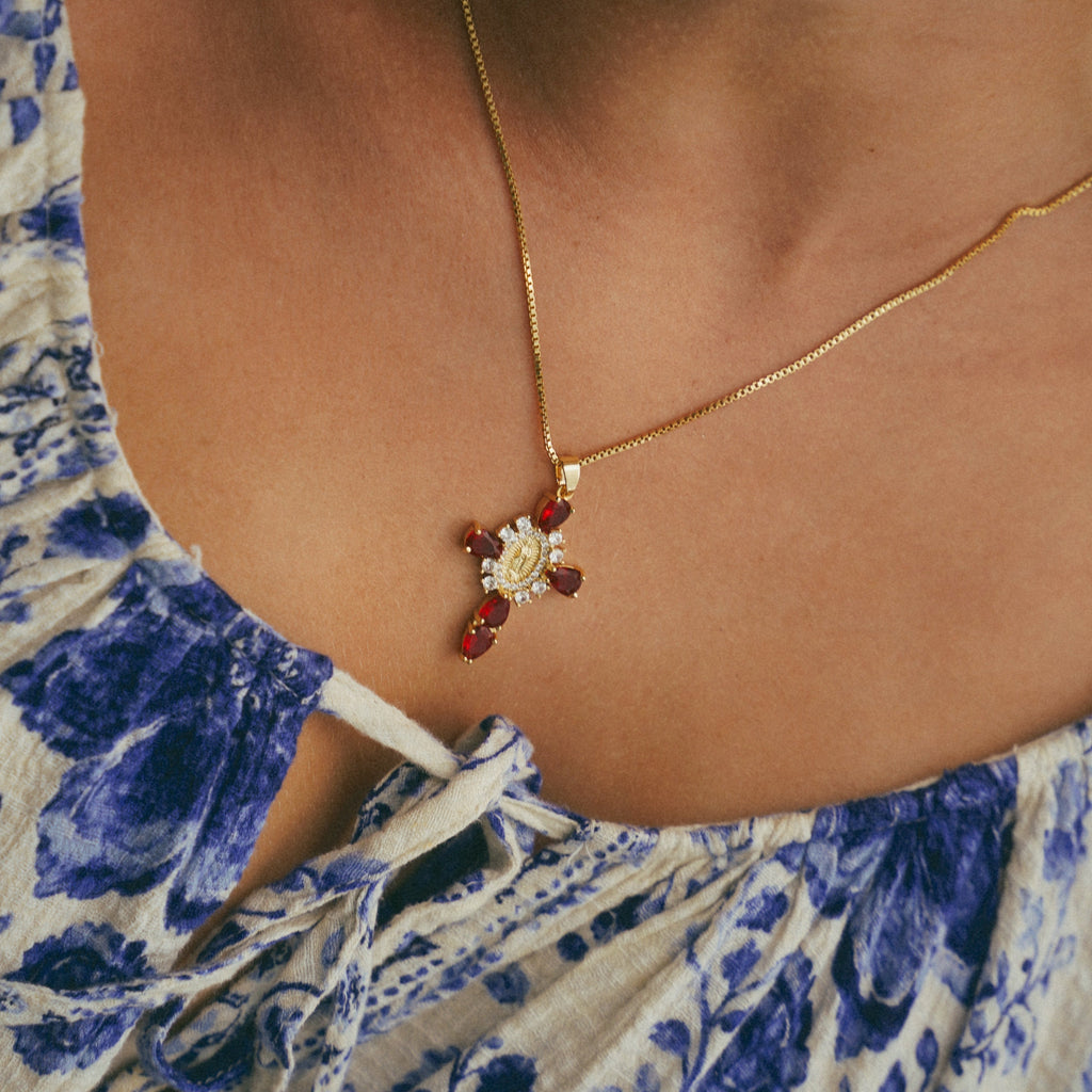 Valerie® Virgin Mary Cross Pendants (Bundle)