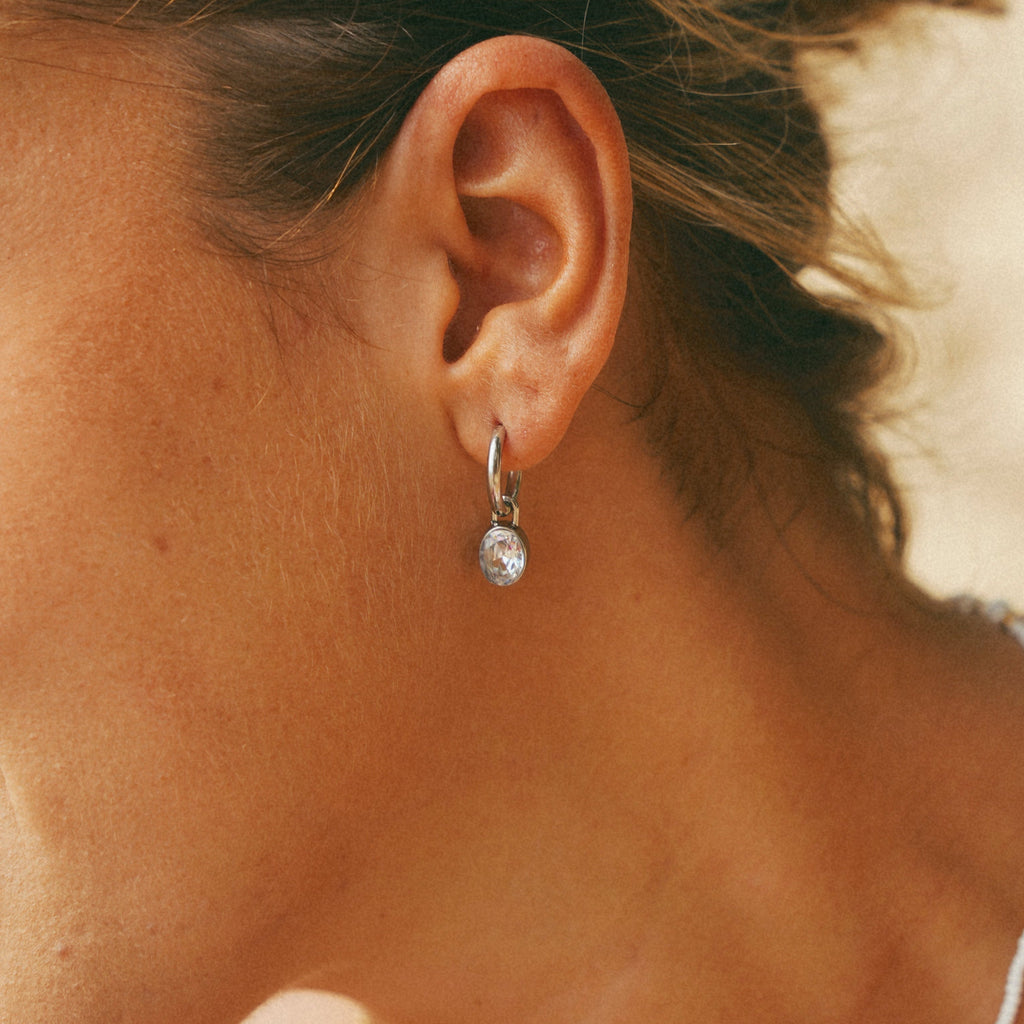 Diamond Lock Earrings (Bundle)